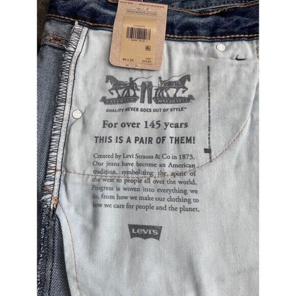 Levi's Men's 550 Vintage Inspired 1992 Relaxed Taper Fit Jeans Straight Leg - Picture 2 of 9